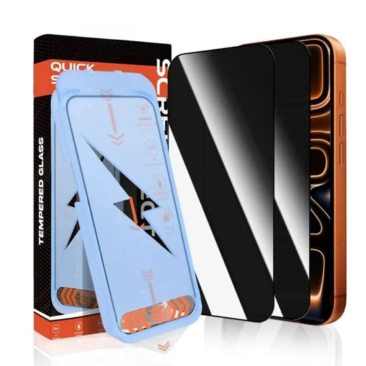 Lot de 2 protections d’écran anti-regards avec cadre d’installation