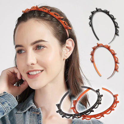 Bandeau Tressé avec Pince à Cheveux