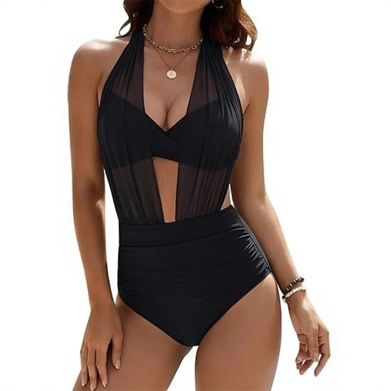 Enfilez detta maillot de bain dos nu et votre petit ventre disparaître comme s'il n'avait jamais existé.