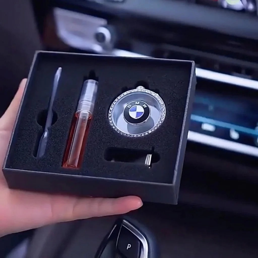 Désodorisant rechargeable pour voiture avec logo au choix