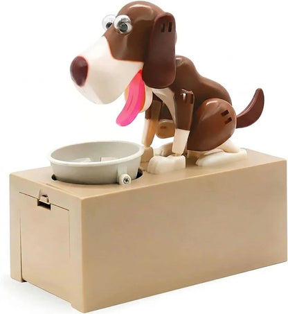 Tirelire chien robot électronique pour enfants
