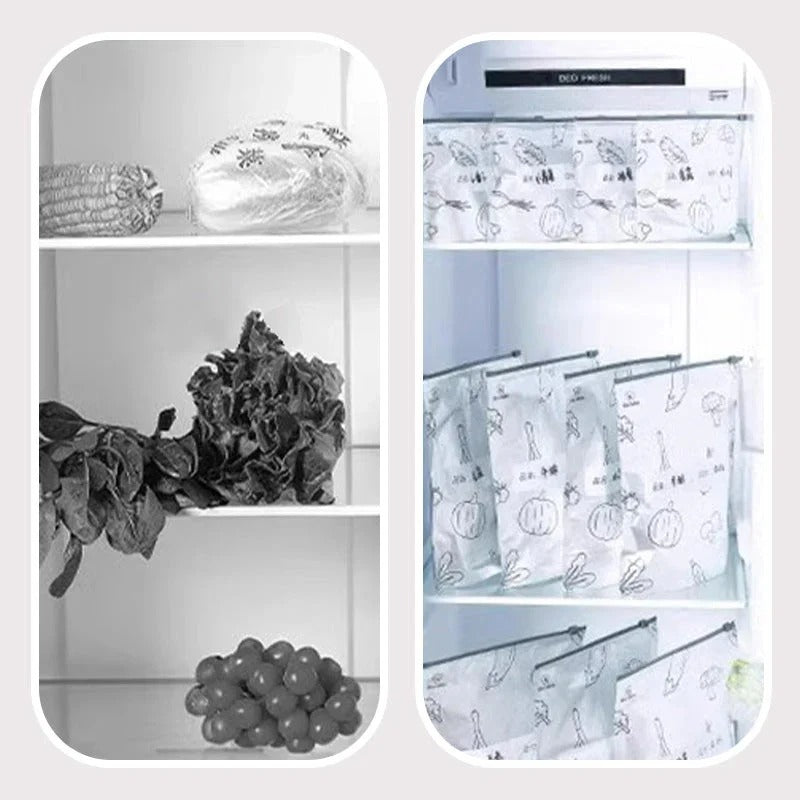 Sachets fraîcheur réutilisables en aluminium avec fermeture hermétique (lot de 10)