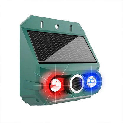 Répulsif animaux solaire – Ultrasons + flash lumineux