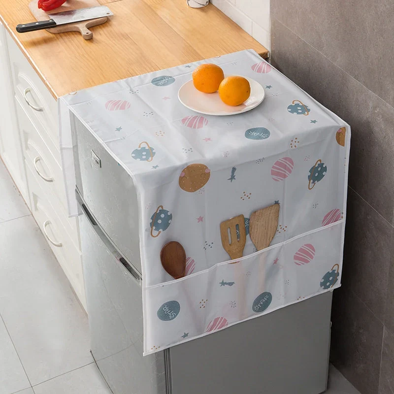 Housse de protection pour lave-linge avec poches latérales