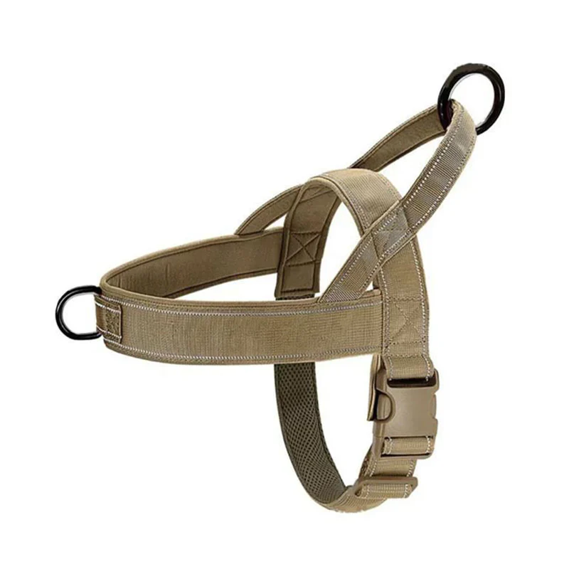Harnais tactique robuste pour chien avec poignée