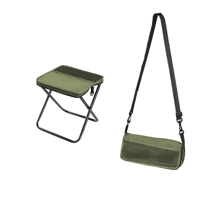 Tabouret pliable avec sac de transport pour les déplacements
