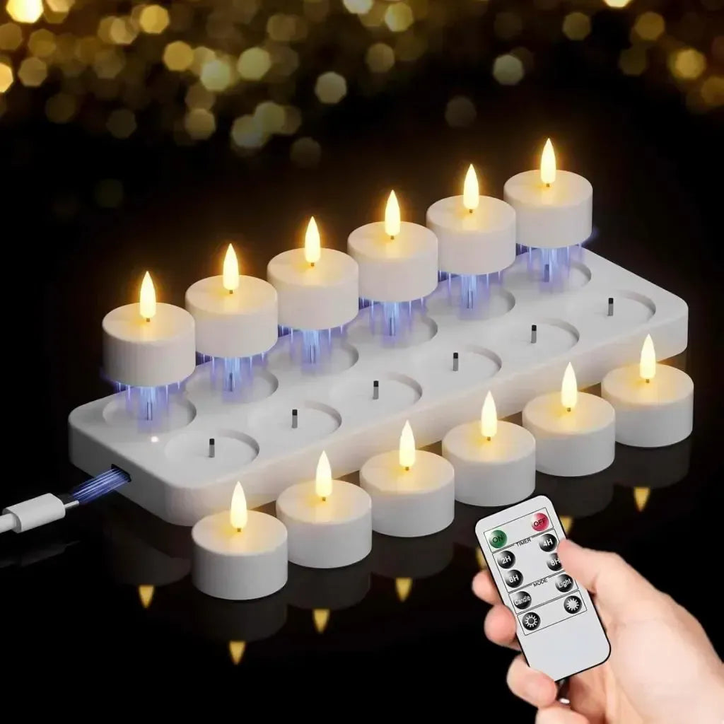 Bougies LED rechargeables