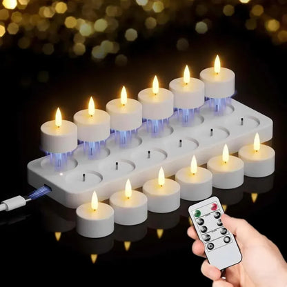 Bougies LED rechargeables