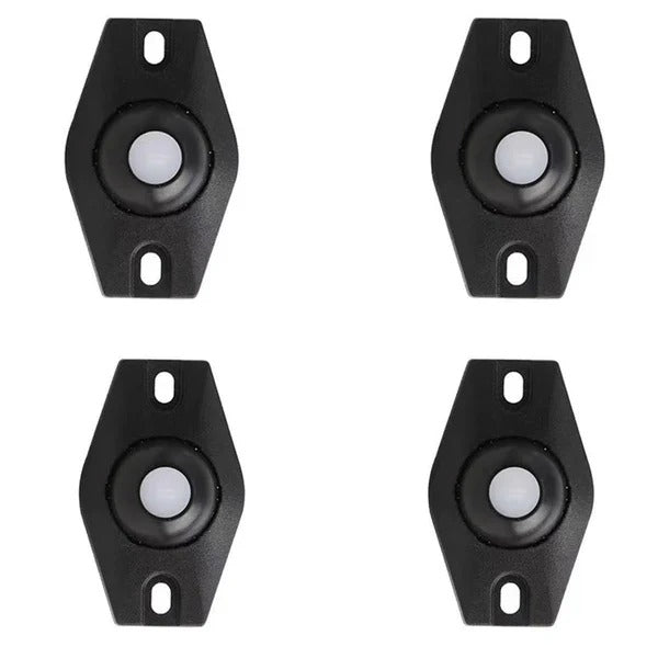 Lot de 4 roulettes pivotantes autocollantes à 360 degrés