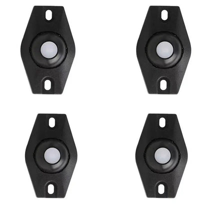 Lot de 4 roulettes pivotantes autocollantes à 360 degrés