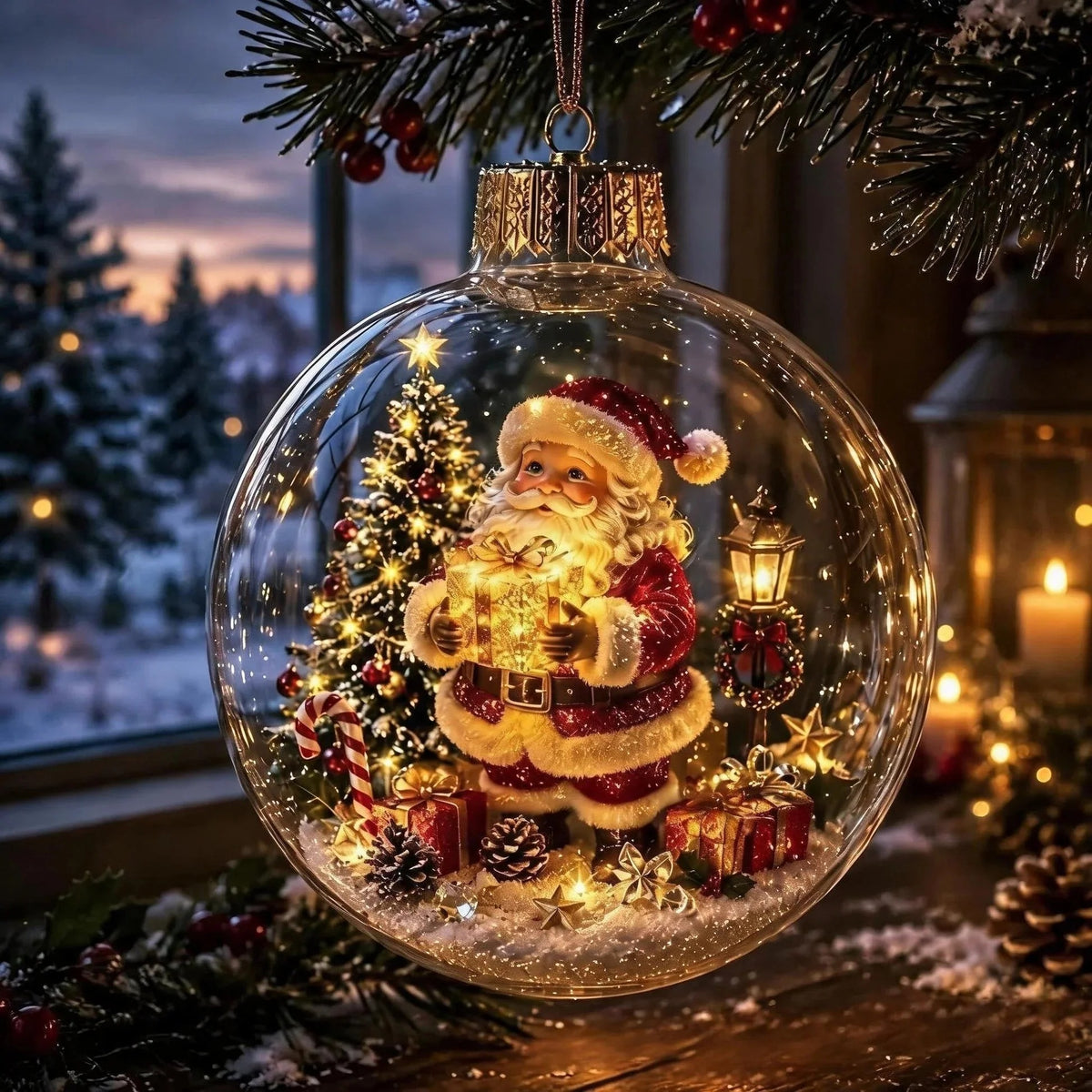 Décoration de Noël miniature lumineuse VinterMagi