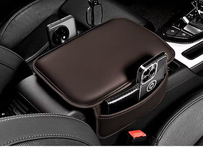 Housse d’accoudoir pour console centrale de voiture avec poches latérales