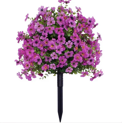 FloraLux fleurs artificielles résistantes aux intempéries pour entrée et terrasse