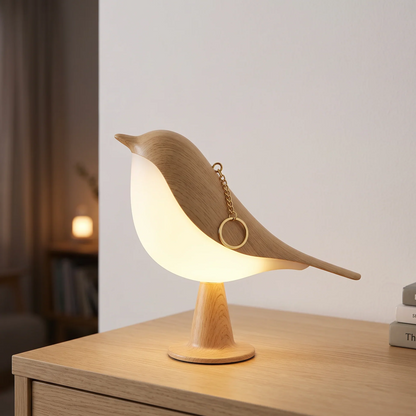 Lampe oiseau sans fil Cora avec variateur tactile
