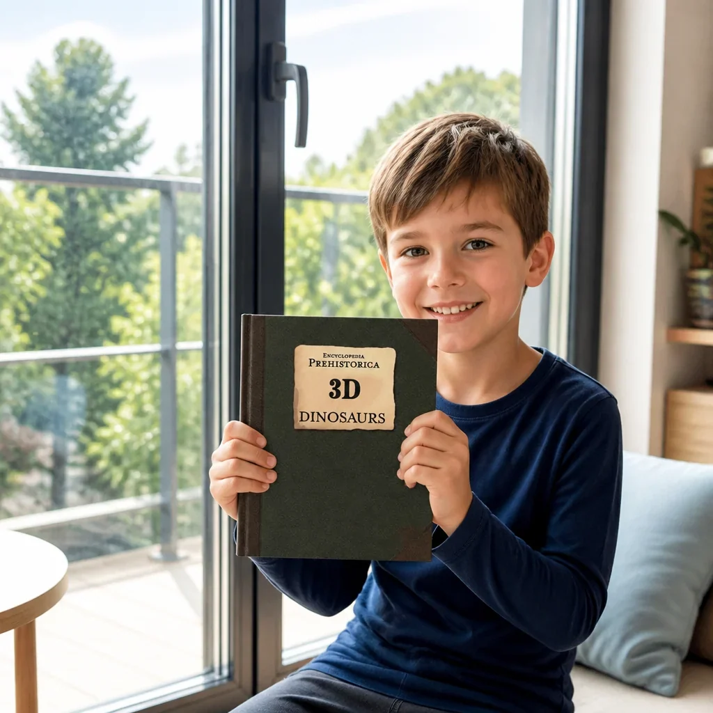Livre pop-up interactif 3D sur les dinosaures