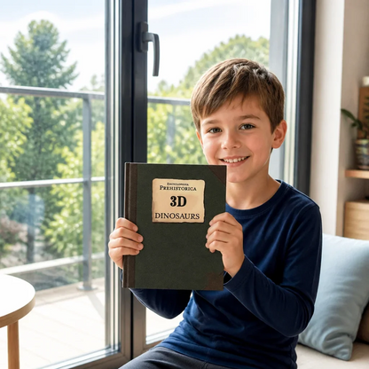 Livre pop-up interactif 3D sur les dinosaures