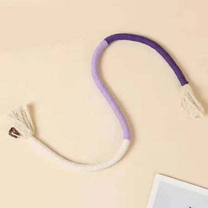 Jouet en corde à mâcher pour chat