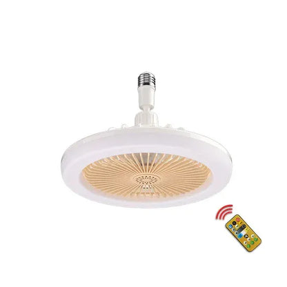 Ventilateur de plafond 2 en 1 avec lampe LED et télécommande