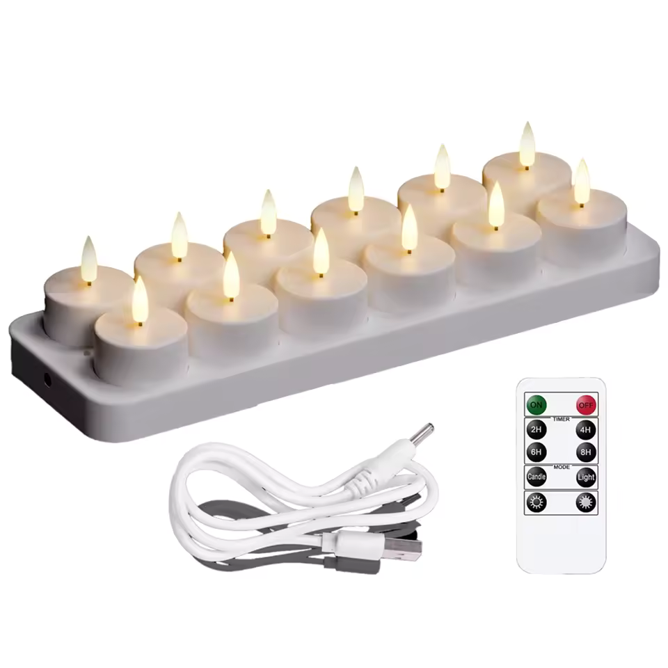 Bougies LED rechargeables