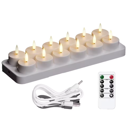 Bougies LED rechargeables