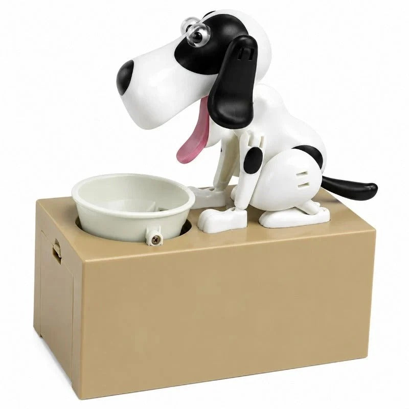 Tirelire chien robot électronique pour enfants