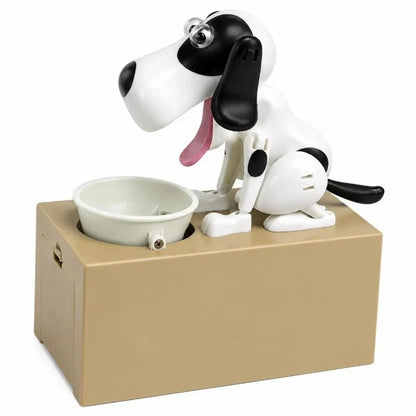 Tirelire chien robot électronique pour enfants