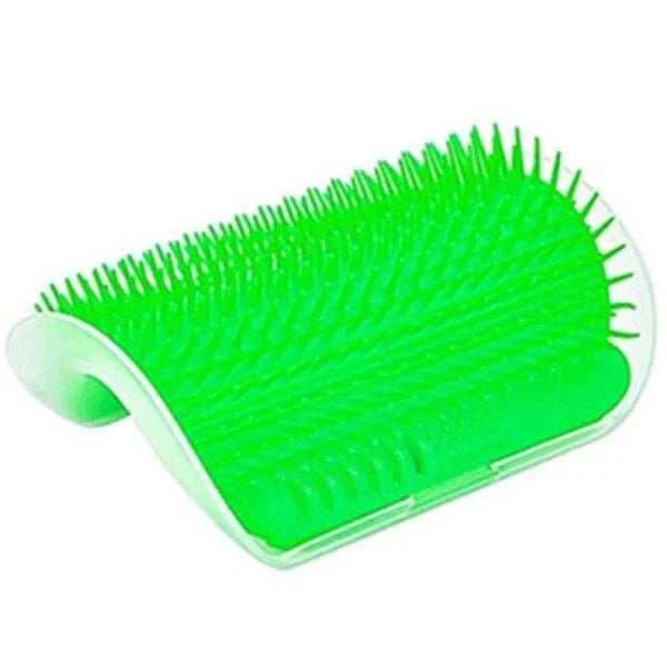 Brosse de massage auto-nettoyante pour coin de mur pour chat