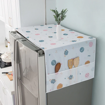 Housse de protection pour lave-linge avec poches latérales