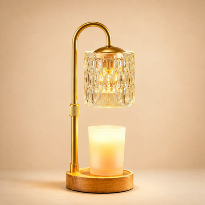Lampe chauffe bougie sans flamme nue