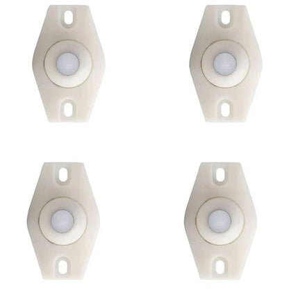 Lot de 4 roulettes pivotantes autocollantes à 360 degrés