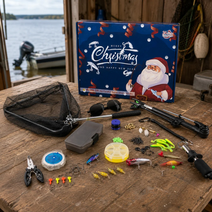 Grand calendrier de l’Avent de pêche pour Noël