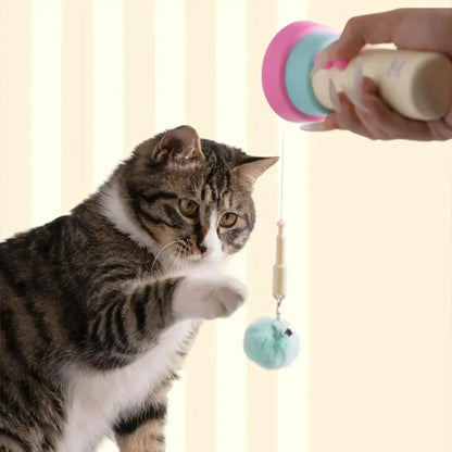 Lanceur automatique de jouets pour chats active sans effort un plaisir de jeu interactif