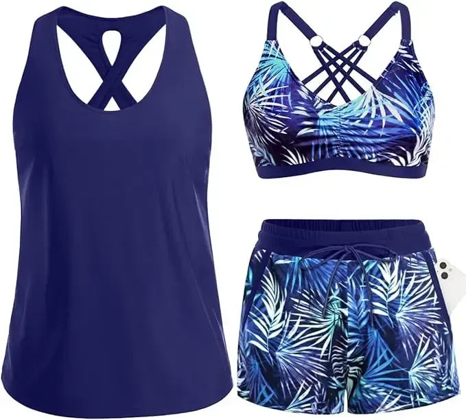 Ensemble Tankini Effet Ventre Plat