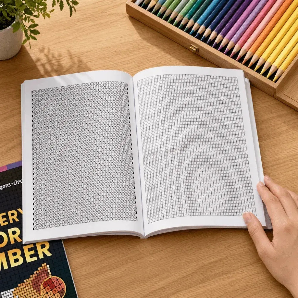 Livre de coloriage Mystery Mosaics par numéros