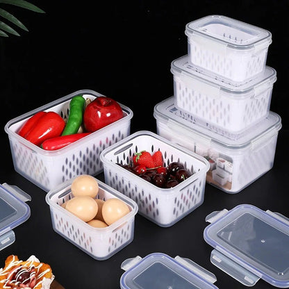 Boîte de conservation de fruits avec passoire amovible – pour rincer et éviter le ramollissement