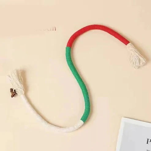 Jouet en corde à mâcher pour chat