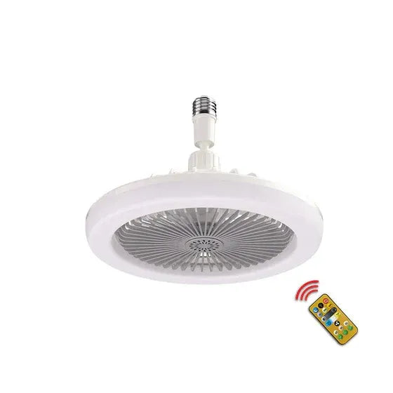Ventilateur de plafond 2 en 1 avec lampe LED et télécommande