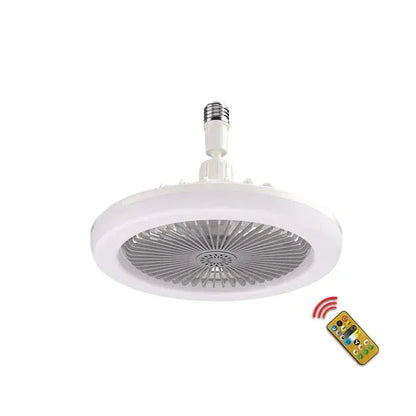 Ventilateur de plafond 2 en 1 avec lampe LED et télécommande