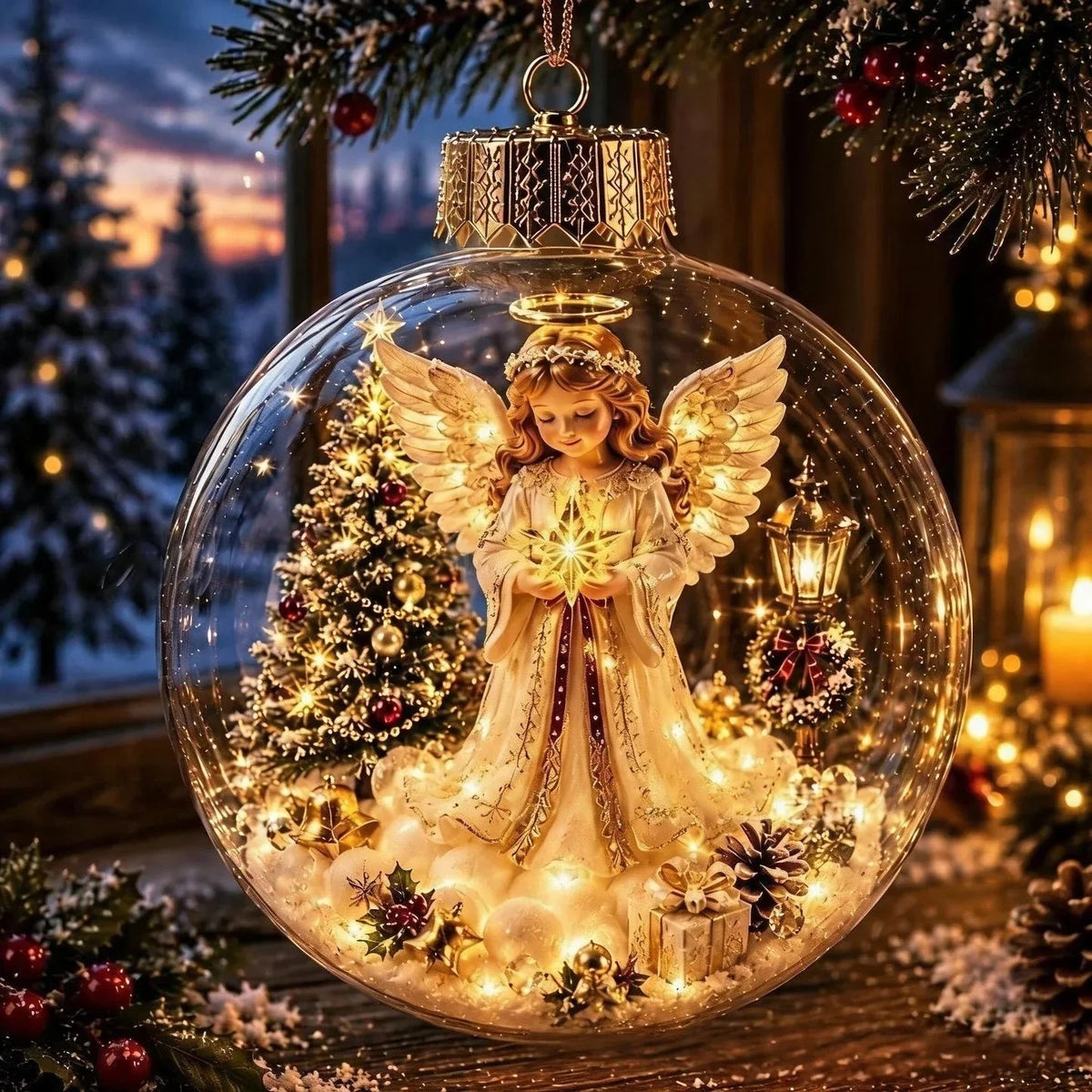 Décoration de Noël miniature lumineuse VinterMagi