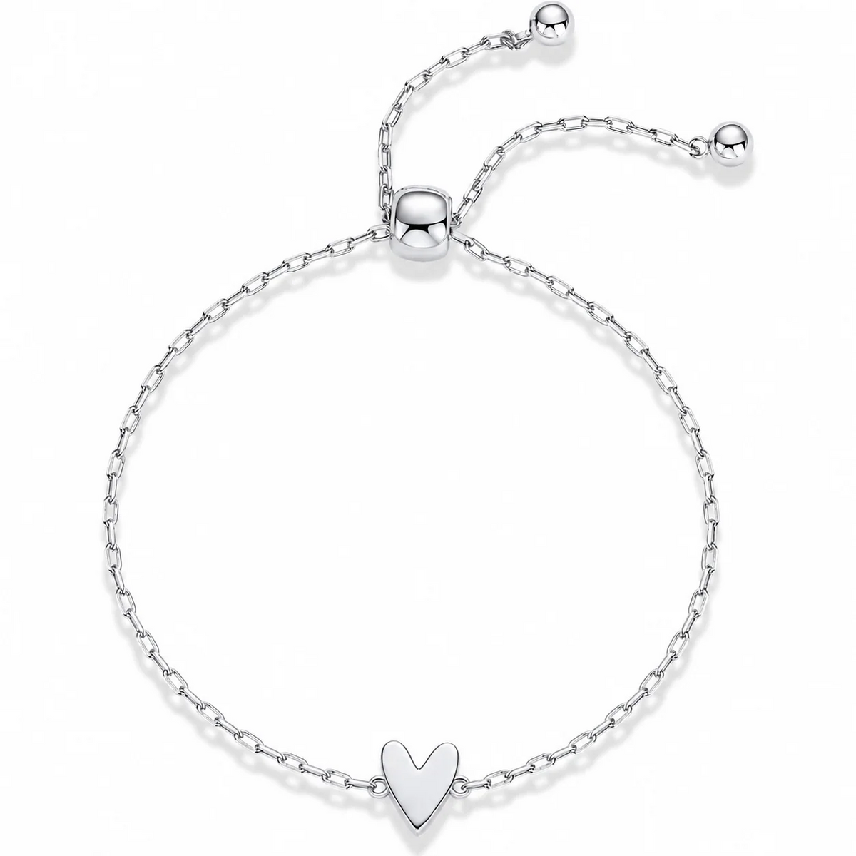 Bracelets cœur assortis avec placage or 14 carats