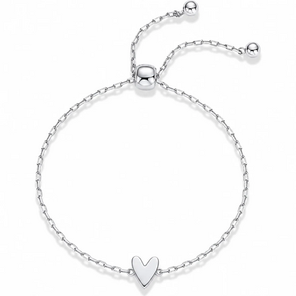 Bracelets cœur assortis avec placage or 14 carats