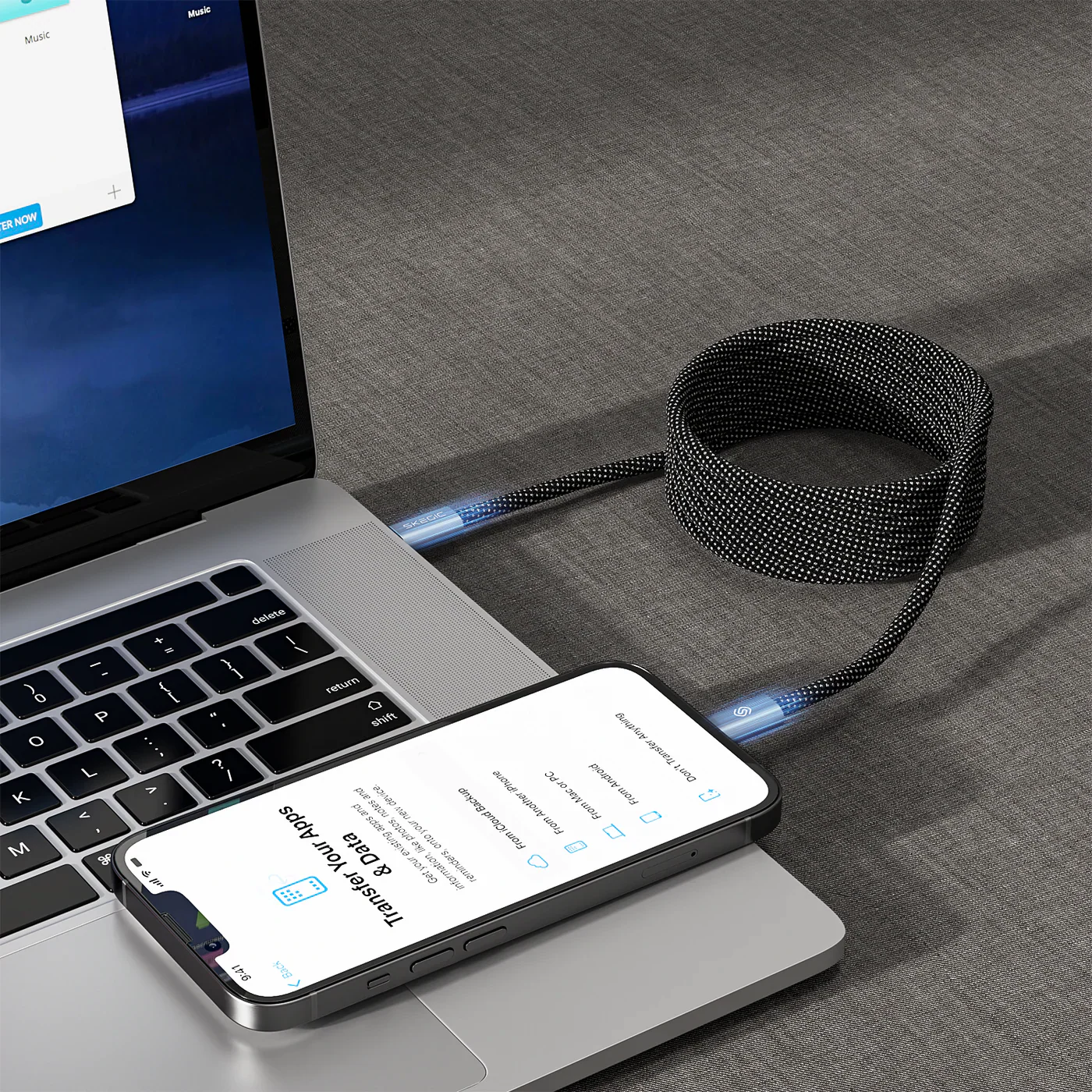 Câble magnétique MagCable – Fini les nœuds, pour toujours