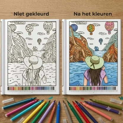 Livre de Coloriage par Numéros pour Adultes