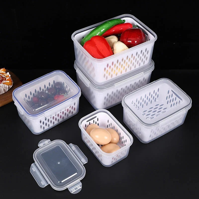 Boîte de conservation de fruits avec passoire amovible – pour rincer et éviter le ramollissement