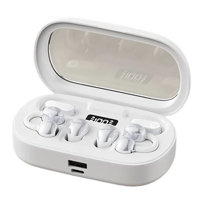 Écouteurs Bluetooth légers avec clips d’oreille pour le sport