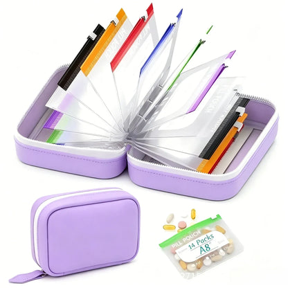 Pochettes étanches pour médicaments avec code couleur