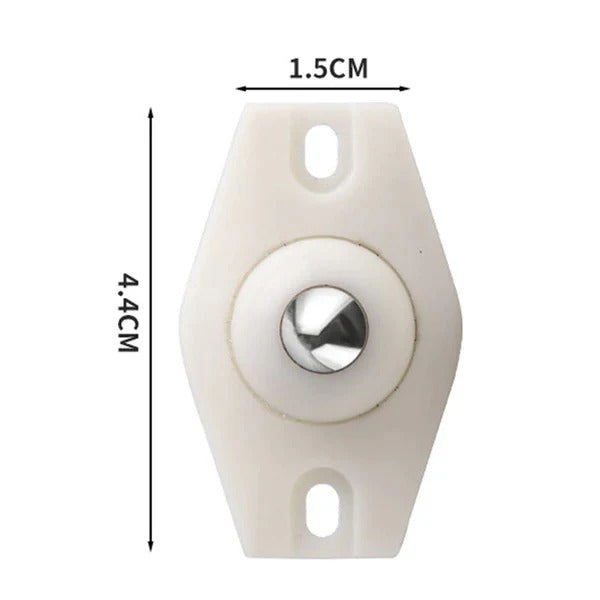 Lot de 4 roulettes pivotantes autocollantes à 360 degrés
