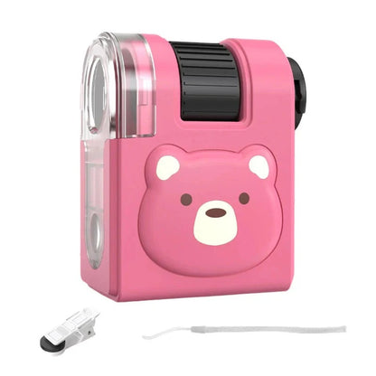 Microscope éducatif portable avec support de téléphone pour enfants