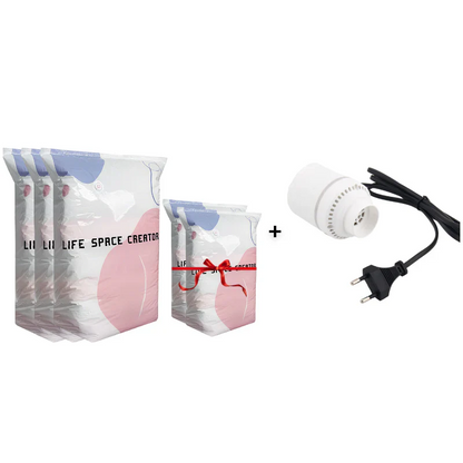 Sacs sous vide sans pompe