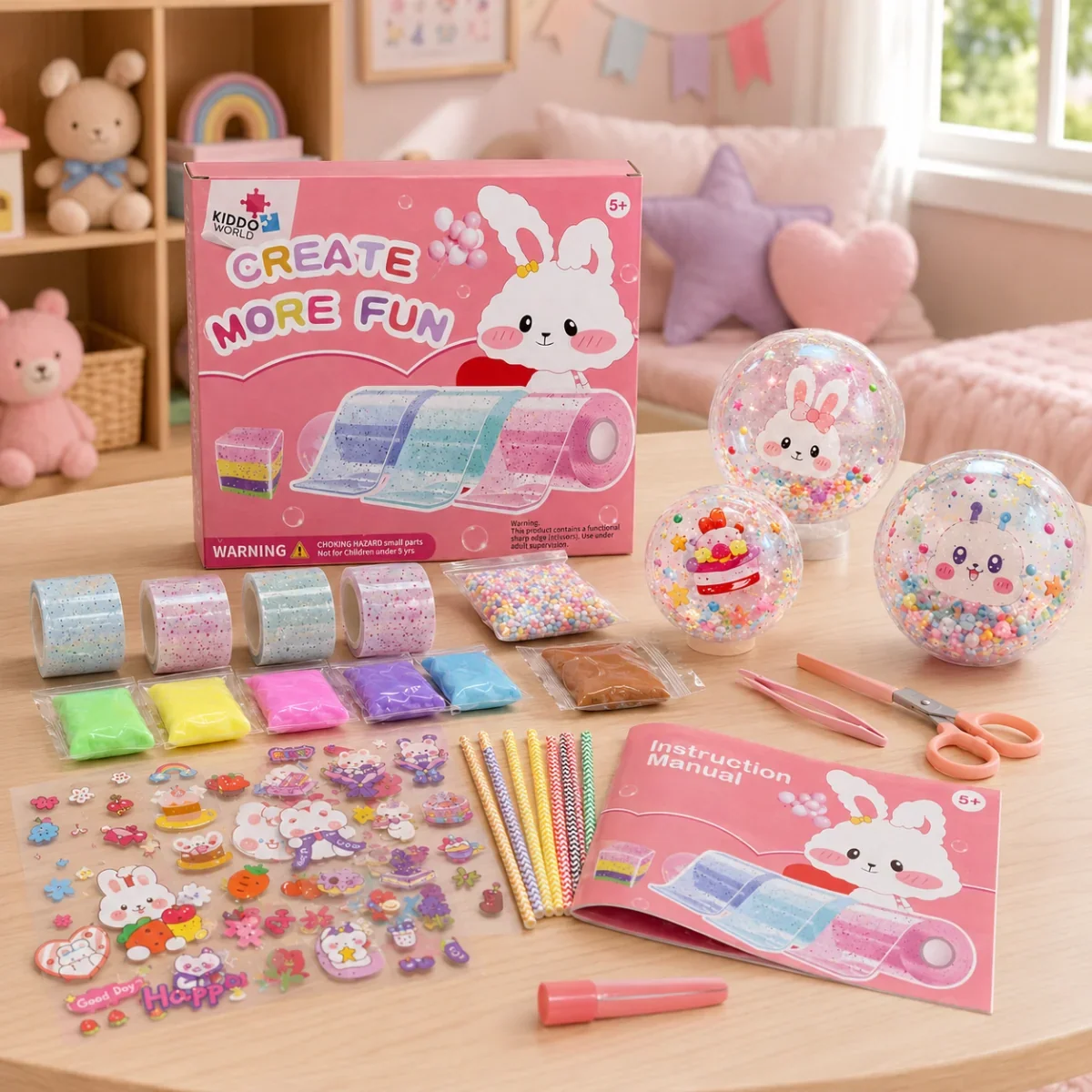 Kit créatif DIY Bubble Squishies 41 pièces